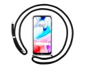 Funda Colgante Transparente para Xiaomi Redmi 8 con Cordon Negro