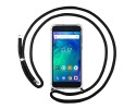 Funda Colgante Transparente para Xiaomi Redmi Go con Cordon Negro
