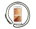 Funda Colgante Transparente para Xiaomi Redmi Note 5A Pro / Prime con Cordon Verde / Dorado
