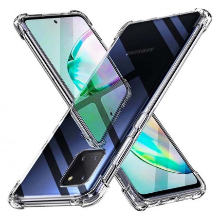 Funda Gel Tpu Anti-Shock Transparente para Samsung Galaxy Note 10 Lite