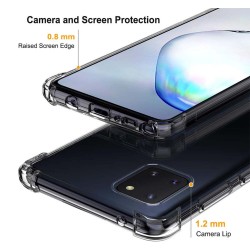 Funda Gel Tpu Anti-Shock Transparente para Samsung Galaxy Note 10 Lite 2