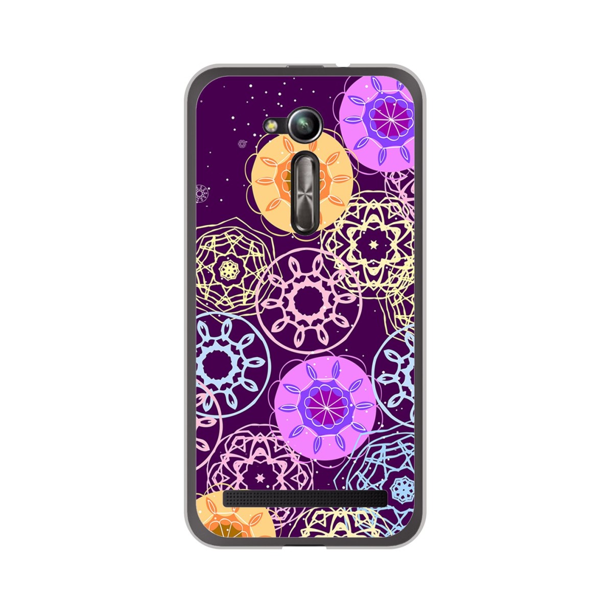 Funda Gel Tpu para Asus Zenfone Go 5" (Zb500Kl) Diseño Radial Dibujos