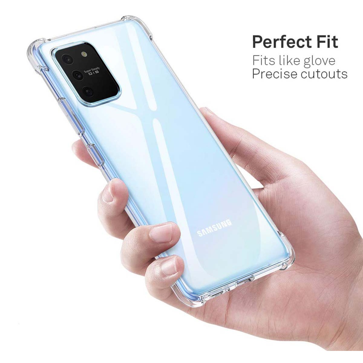 Funda Gel Tpu Anti-Shock Transparente para Samsung Galaxy S20