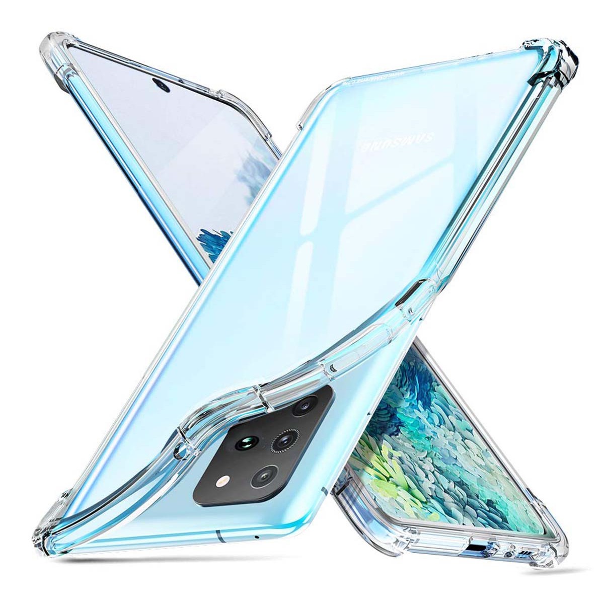 Funda Gel Tpu Anti-Shock Transparente para Samsung Galaxy S20+ Plus