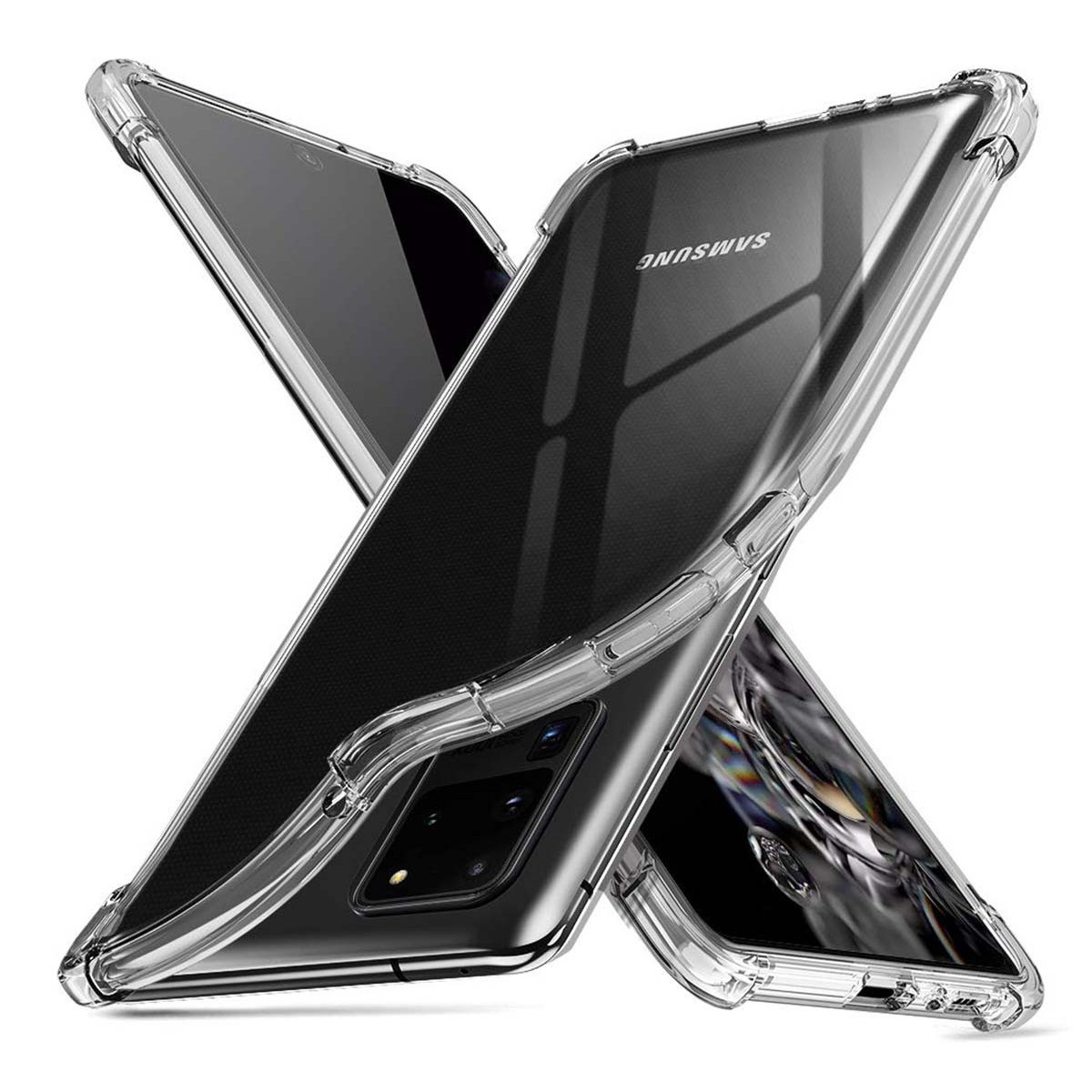 Funda Gel Tpu Anti-Shock Transparente para Samsung Galaxy S20 Ultra