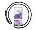 Funda Colgante Transparente para Samsung Galaxy S20 con Cordon Negro
