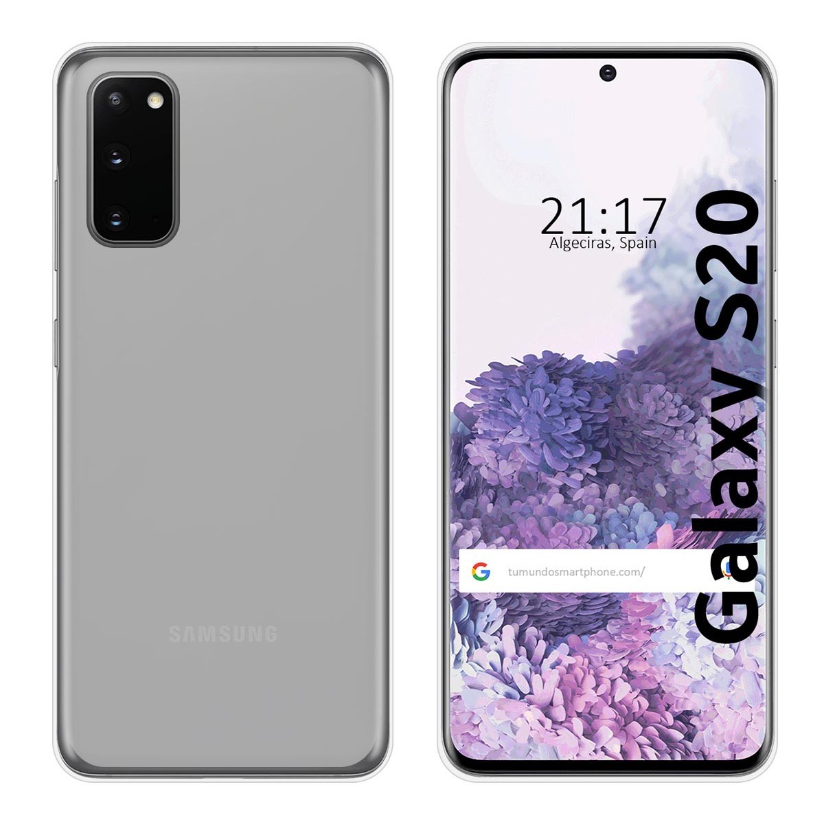 Funda Gel Tpu para Samsung Galaxy S20 Color Transparente