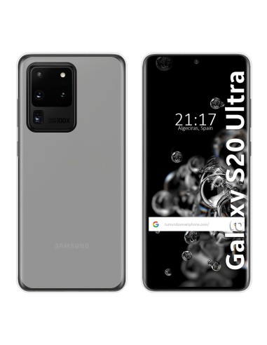 Funda Gel Tpu para Samsung Galaxy S20 Ultra Color Transparente
