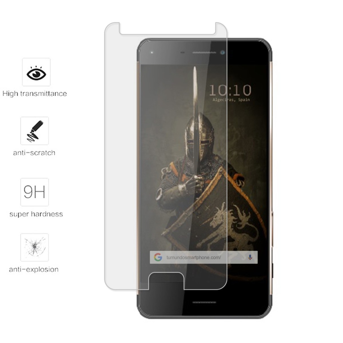 Protector Cristal Templado para Hisense C30 Rock Vidrio