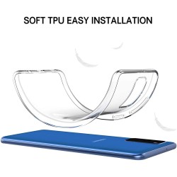 Funda Gel Tpu Fina Ultra-Thin 0,5mm Transparente para Samsung Galaxy S20 2