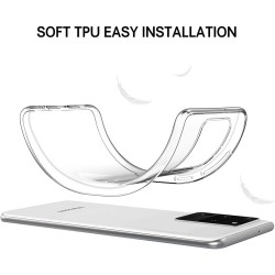 Funda Gel Tpu Fina Ultra-Thin 0,5mm Transparente para Samsung Galaxy S20 Ultra 2