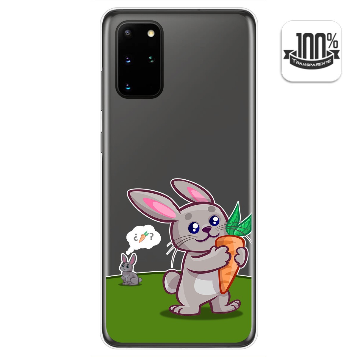 Funda Gel Transparente para Samsung Galaxy S20+ Plus diseño Conejo Dibujos