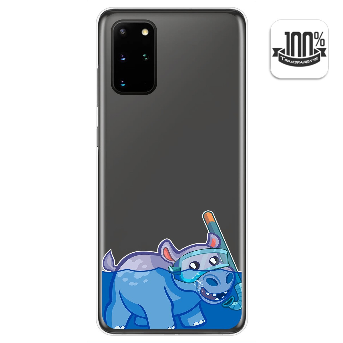 Funda Gel Transparente para Samsung Galaxy S20+ Plus diseño Hipo Dibujos