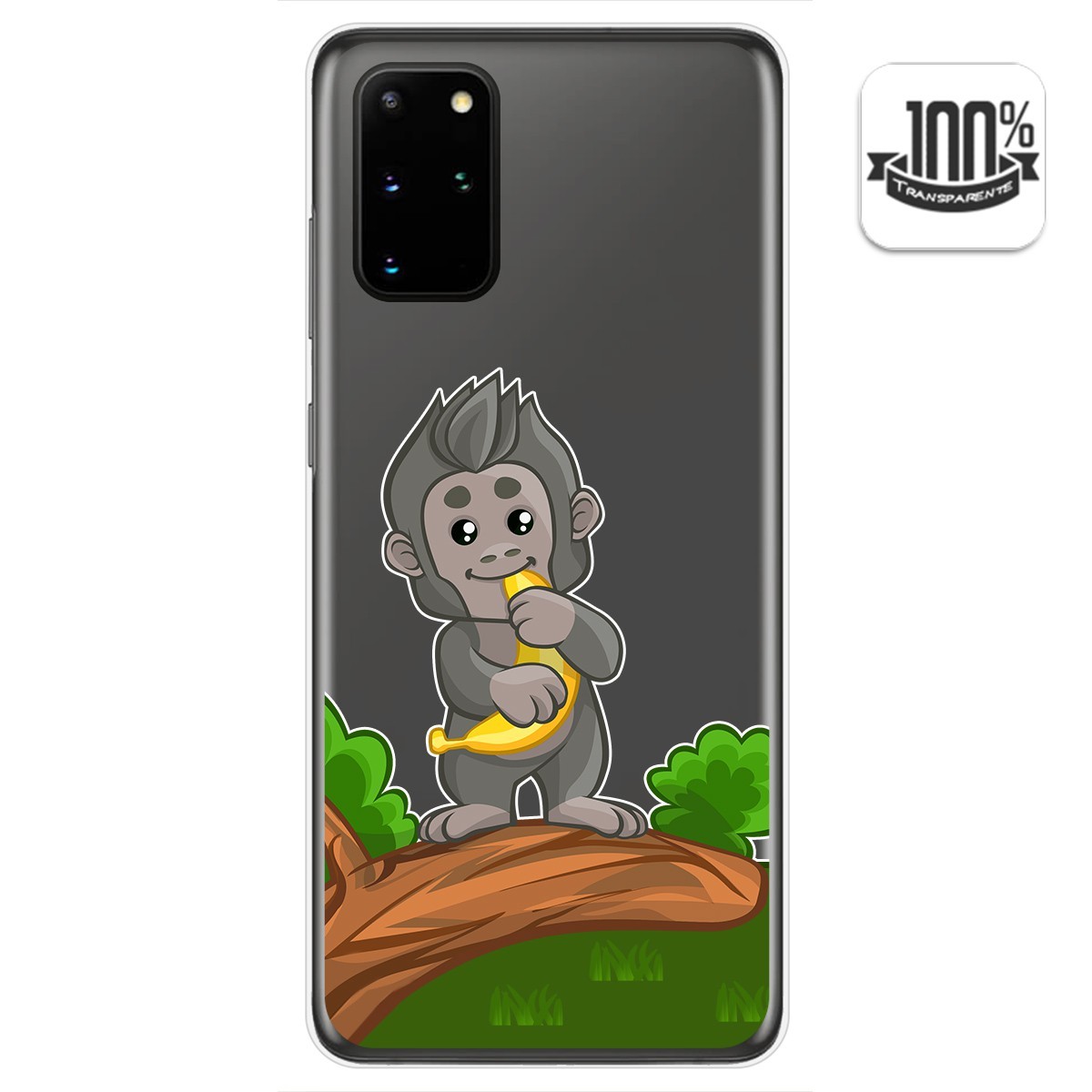 Funda Gel Transparente para Samsung Galaxy S20+ Plus diseño Mono Dibujos