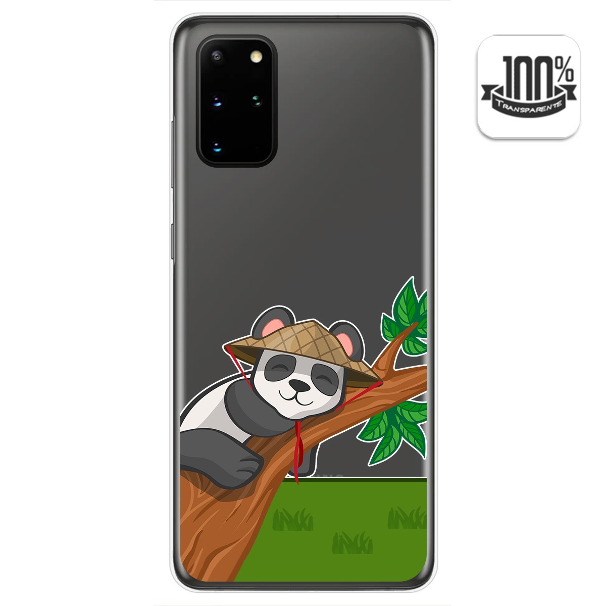 Funda Gel Transparente para Samsung Galaxy S20+ Plus diseño Panda Dibujos
