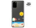 Funda Gel Transparente para Samsung Galaxy S20+ Plus diseño Playa Dibujos