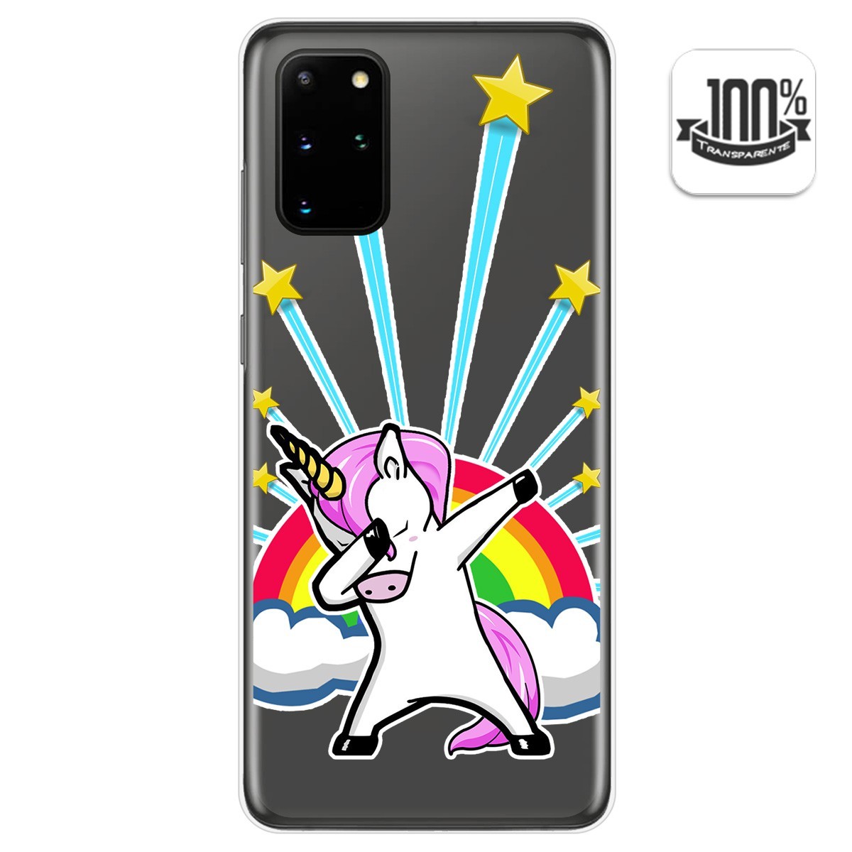 Funda Gel Transparente para Samsung Galaxy S20+ Plus diseño Unicornio Dibujos