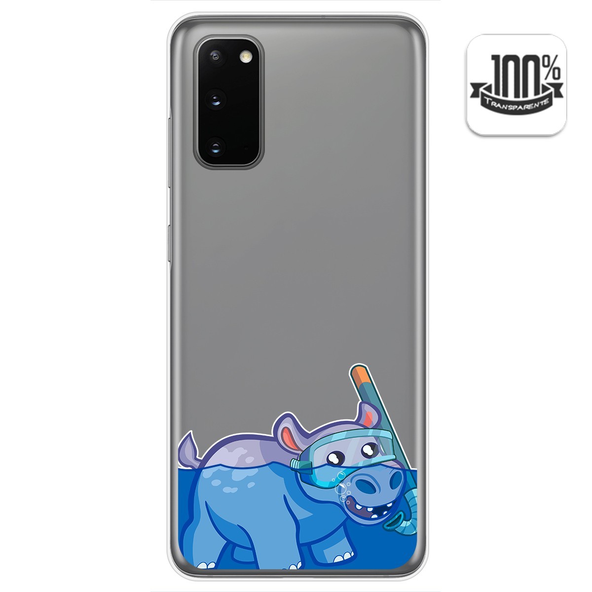 Funda Gel Transparente para Samsung Galaxy S20 diseño Hipo Dibujos