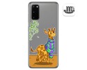Funda Gel Transparente para Samsung Galaxy S20 diseño Jirafa Dibujos