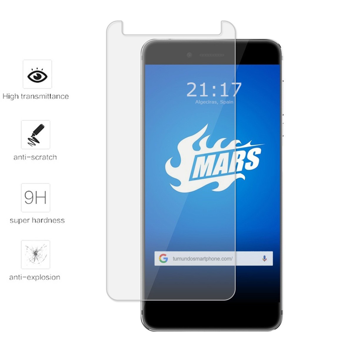 Protector Cristal Templado para Vernee Mars Vidrio