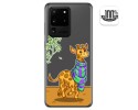 Funda Gel Transparente para Samsung Galaxy S20 Ultra diseño Jirafa Dibujos