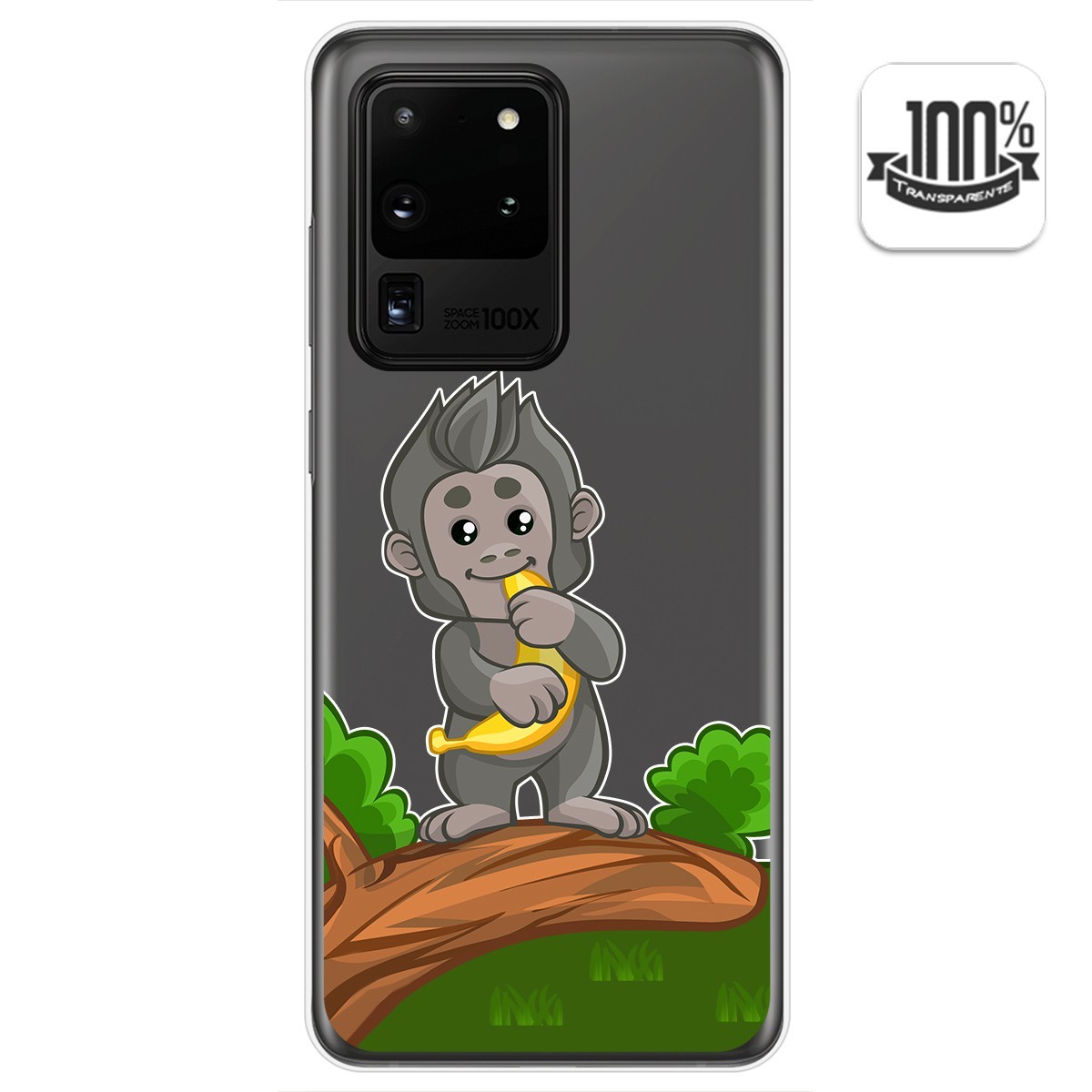 Funda Gel Transparente para Samsung Galaxy S20 Ultra diseño Mono Dibujos