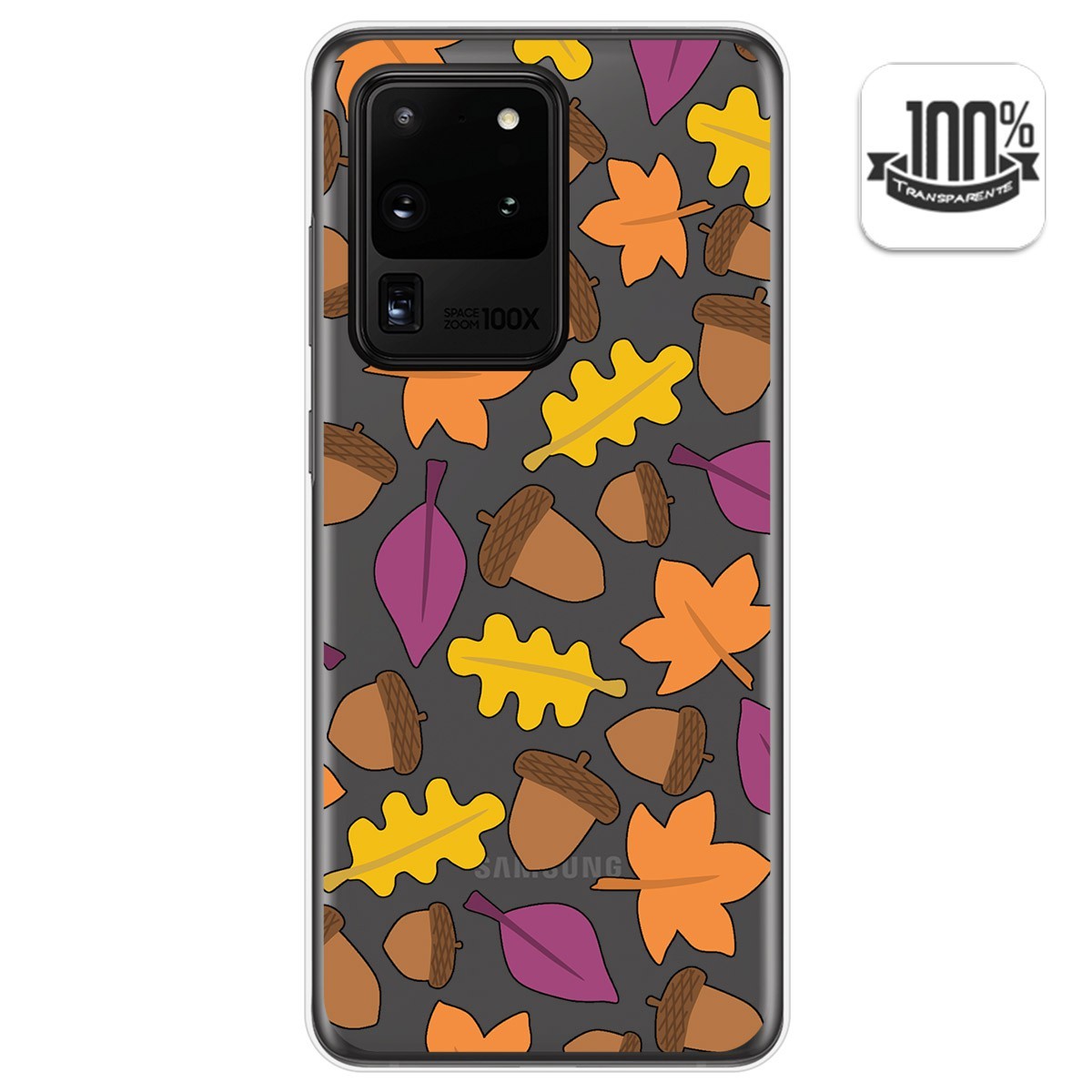 Funda Gel Transparente para Samsung Galaxy S20 Ultra diseño Otoño Dibujos