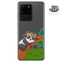 Funda Gel Transparente para Samsung Galaxy S20 Ultra diseño Panda Dibujos