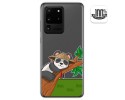 Funda Gel Transparente para Samsung Galaxy S20 Ultra diseño Panda Dibujos