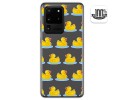 Funda Gel Transparente para Samsung Galaxy S20 Ultra diseño Pato Dibujos