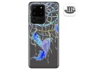 Funda Gel Transparente para Samsung Galaxy S20 Ultra diseño Plumas Dibujos