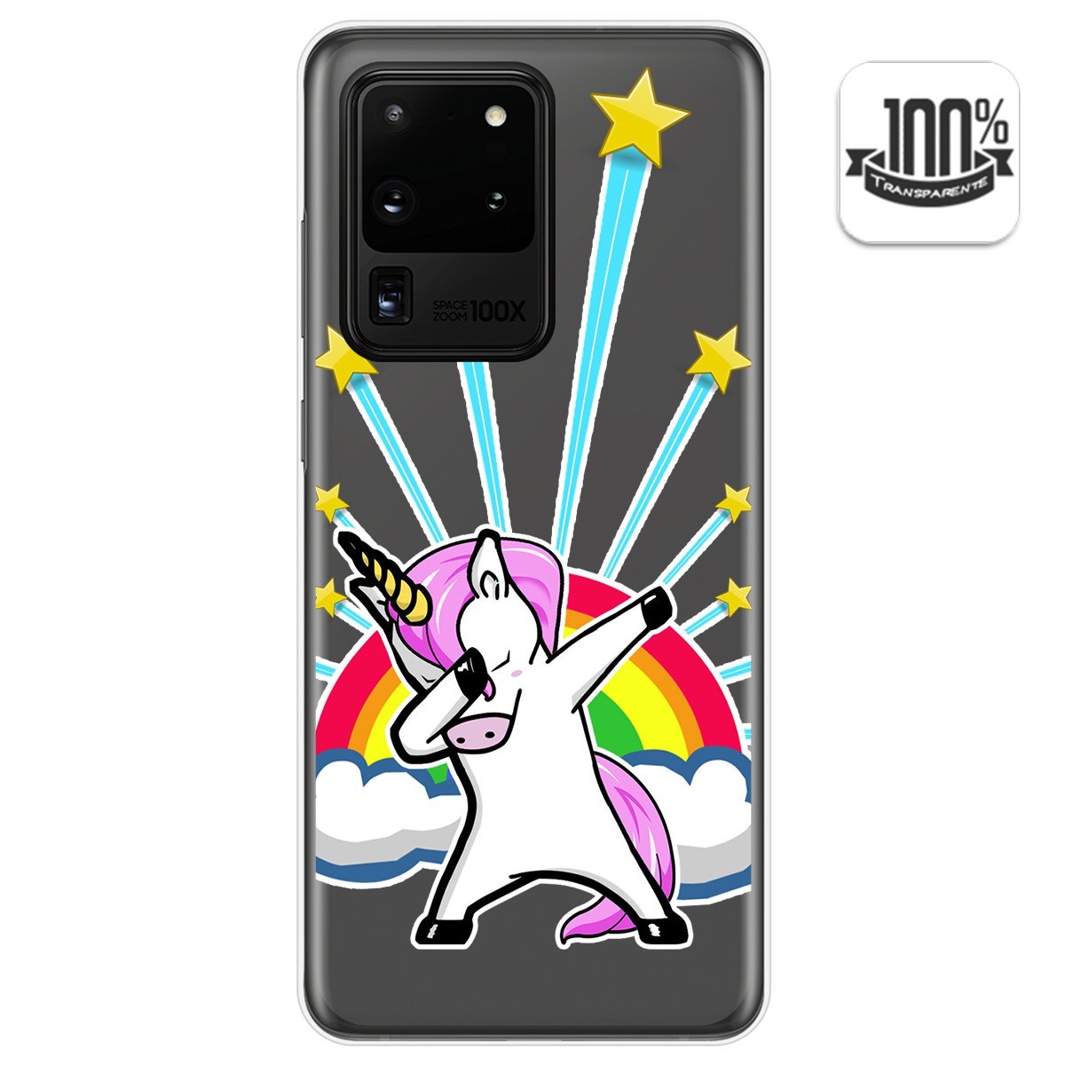 Funda Gel Transparente para Samsung Galaxy S20 Ultra diseño Unicornio Dibujos