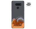 Funda Gel Transparente para Lg K50S diseño Bufalo Dibujos