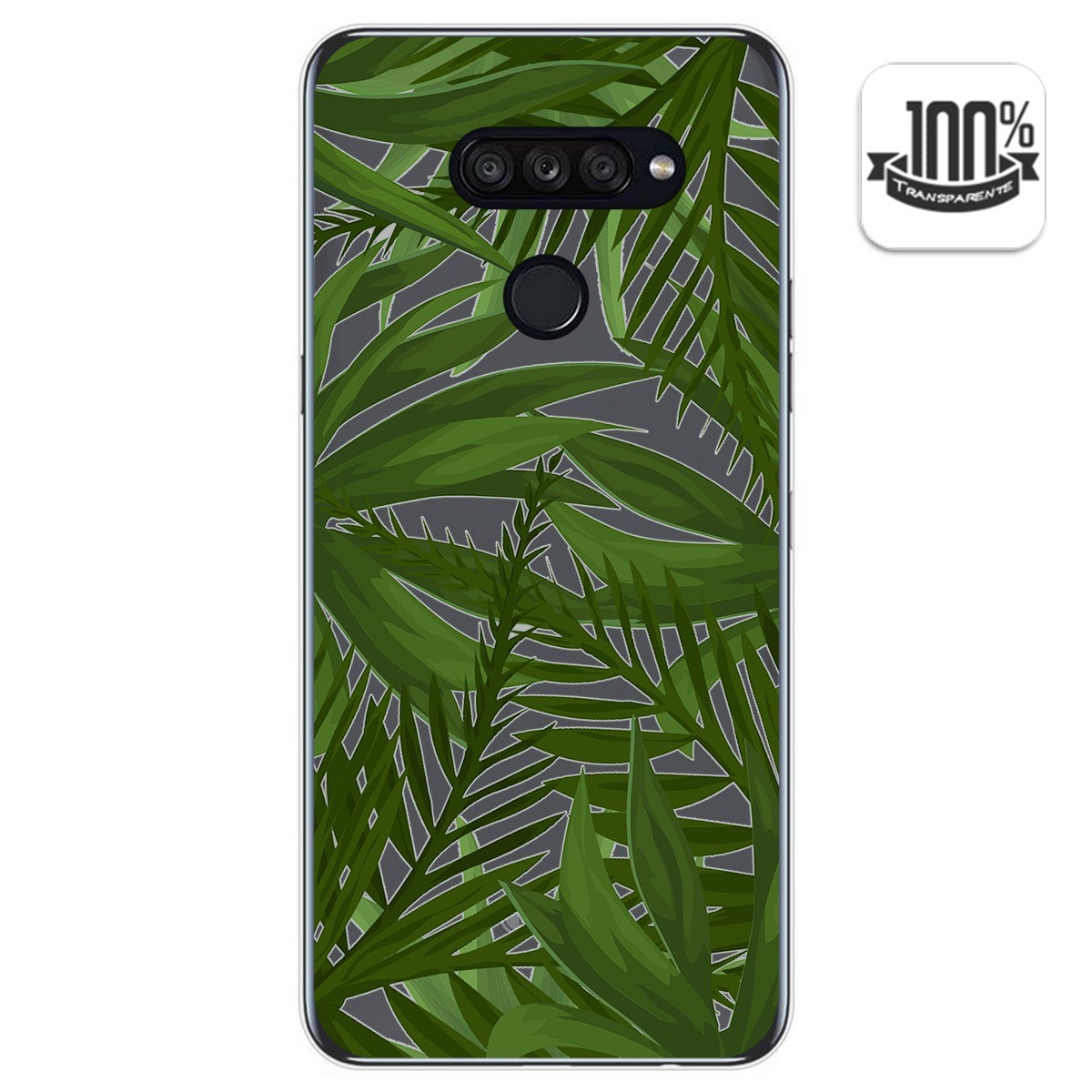Funda Gel Transparente para Lg K50S diseño Jungla Dibujos