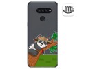 Funda Gel Transparente para Lg K50S diseño Panda Dibujos