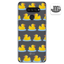 Funda Gel Transparente para Lg K50S diseño Pato Dibujos