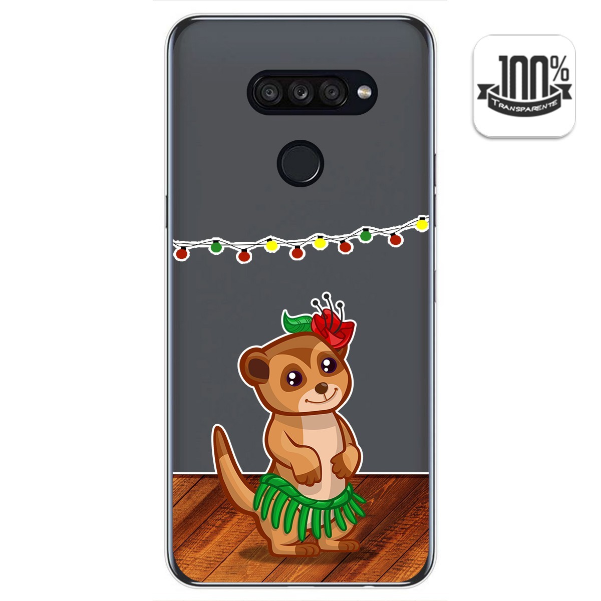 Funda Gel Transparente para Lg K50S diseño Suricata Dibujos