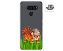 Funda Gel Transparente para Lg K50S diseño Tigre Dibujos