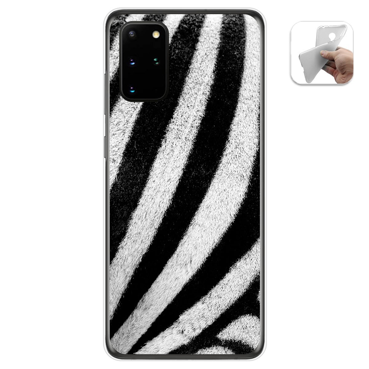 Funda Gel Tpu para Samsung Galaxy S20+ Plus diseño Animal 02 Dibujos