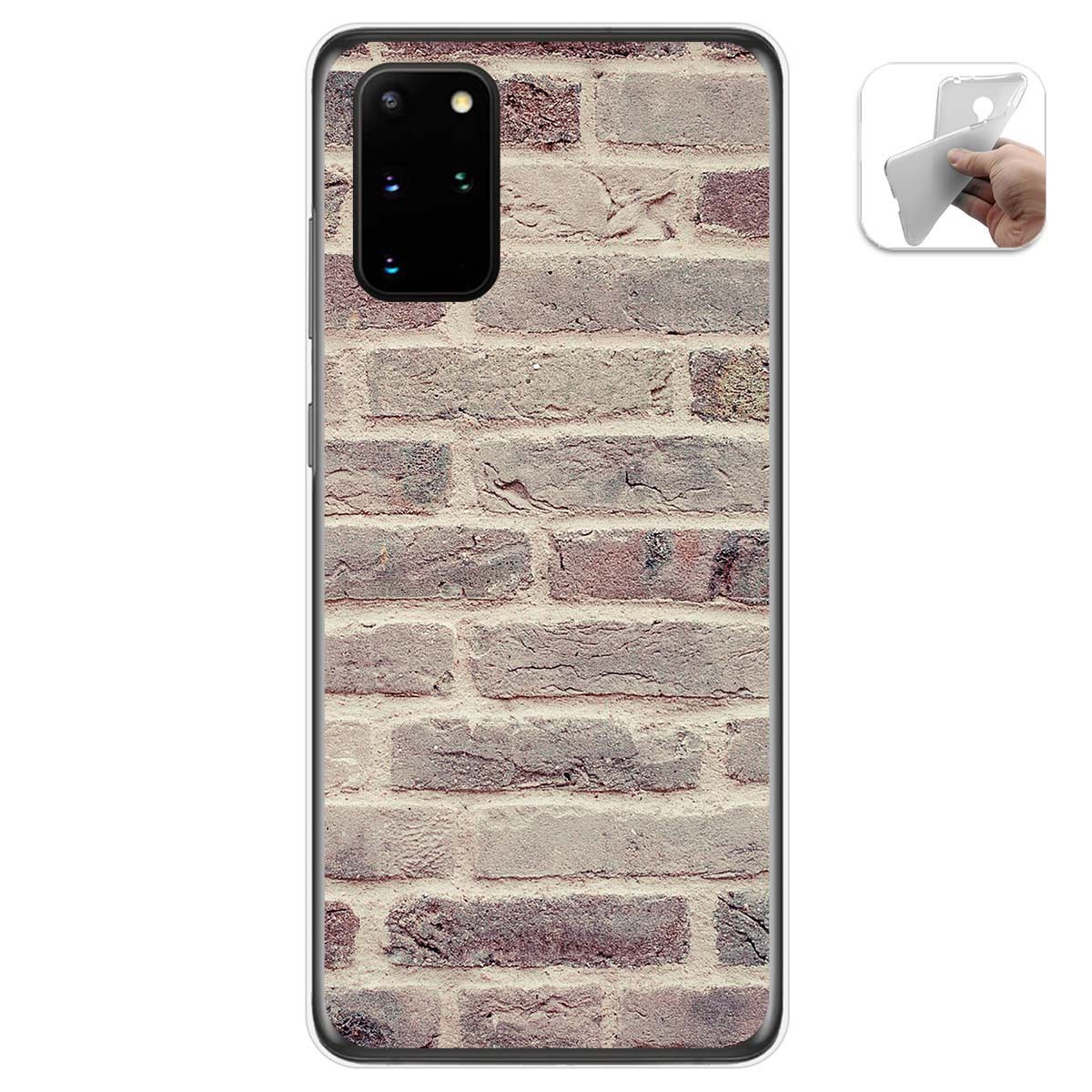 Funda Gel Tpu para Samsung Galaxy S20+ Plus diseño Ladrillo 01 Dibujos