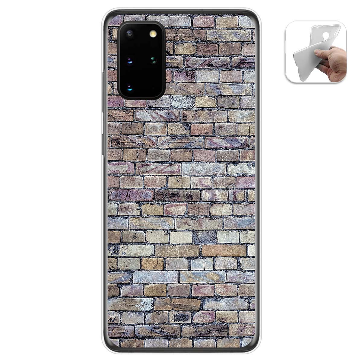 Funda Gel Tpu para Samsung Galaxy S20+ Plus diseño Ladrillo 02 Dibujos