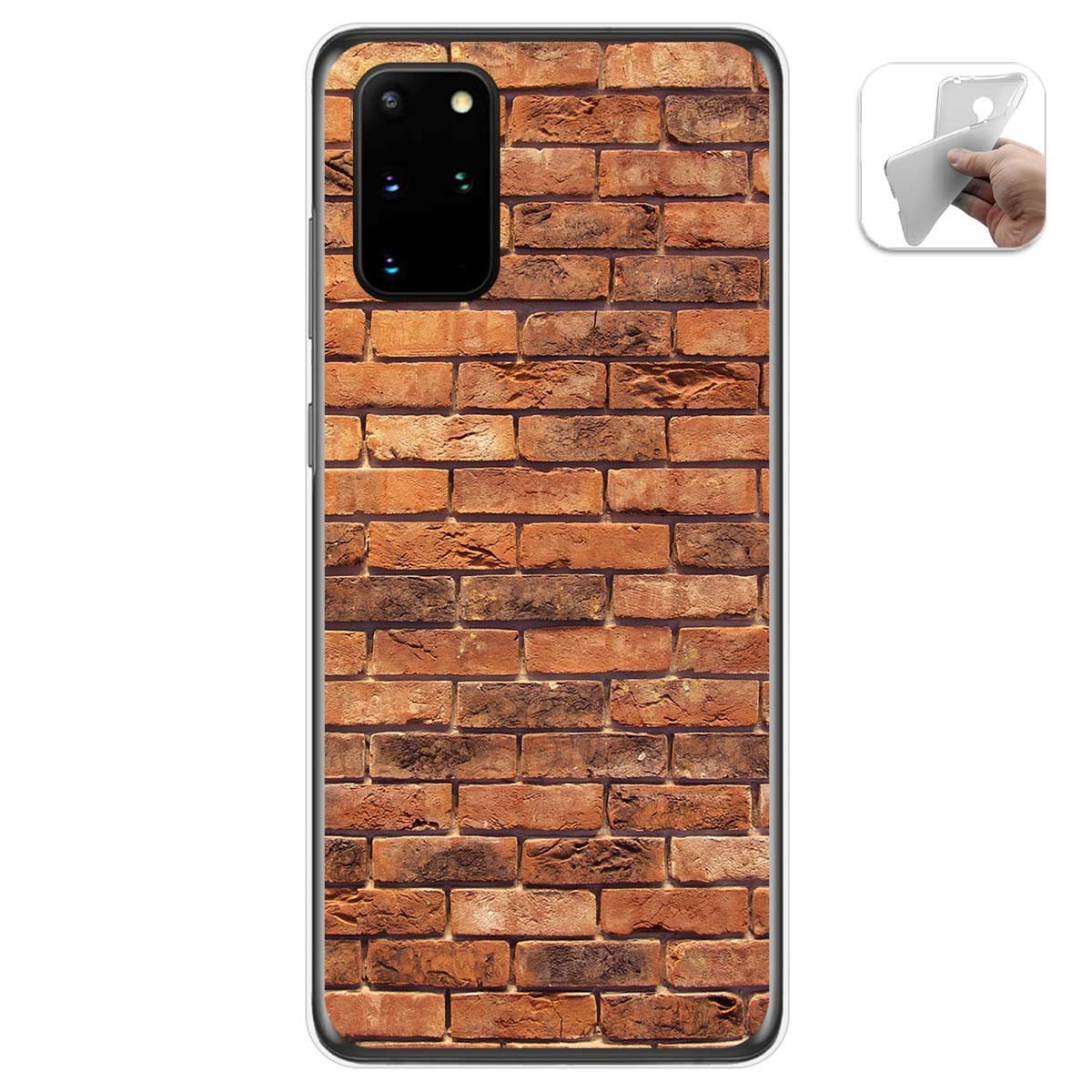 Funda Gel Tpu para Samsung Galaxy S20+ Plus diseño Ladrillo 04 Dibujos