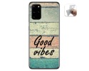 Funda Gel Tpu para Samsung Galaxy S20+ Plus diseño Madera 01 Dibujos