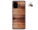 Funda Gel Tpu para Samsung Galaxy S20+ Plus diseño Madera 02 Dibujos