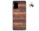 Funda Gel Tpu para Samsung Galaxy S20+ Plus diseño Madera 03 Dibujos