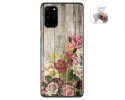 Funda Gel Tpu para Samsung Galaxy S20+ Plus diseño Madera 08 Dibujos