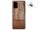 Funda Gel Tpu para Samsung Galaxy S20+ Plus diseño Madera 09 Dibujos