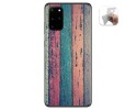 Funda Gel Tpu para Samsung Galaxy S20+ Plus diseño Madera 10 Dibujos