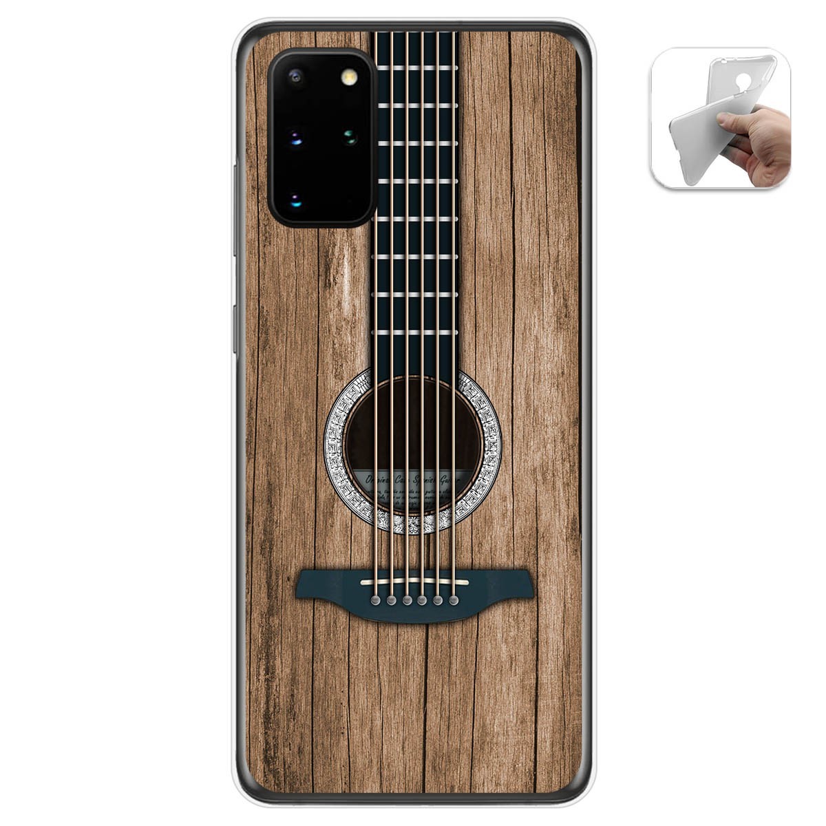 Funda Gel Tpu para Samsung Galaxy S20+ Plus diseño Madera 11 Dibujos