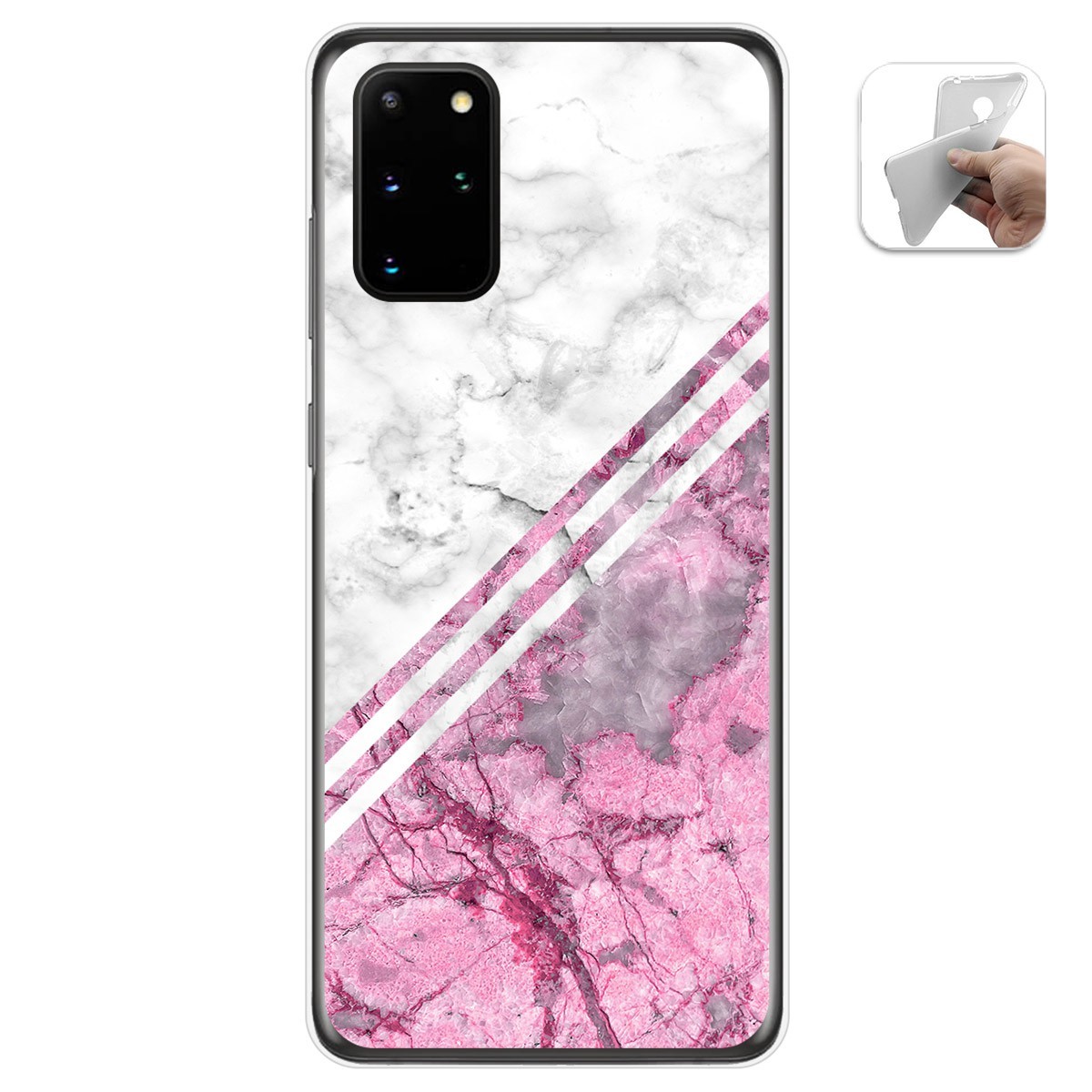 Funda Gel Tpu para Samsung Galaxy S20+ Plus diseño Mármol 03 Dibujos